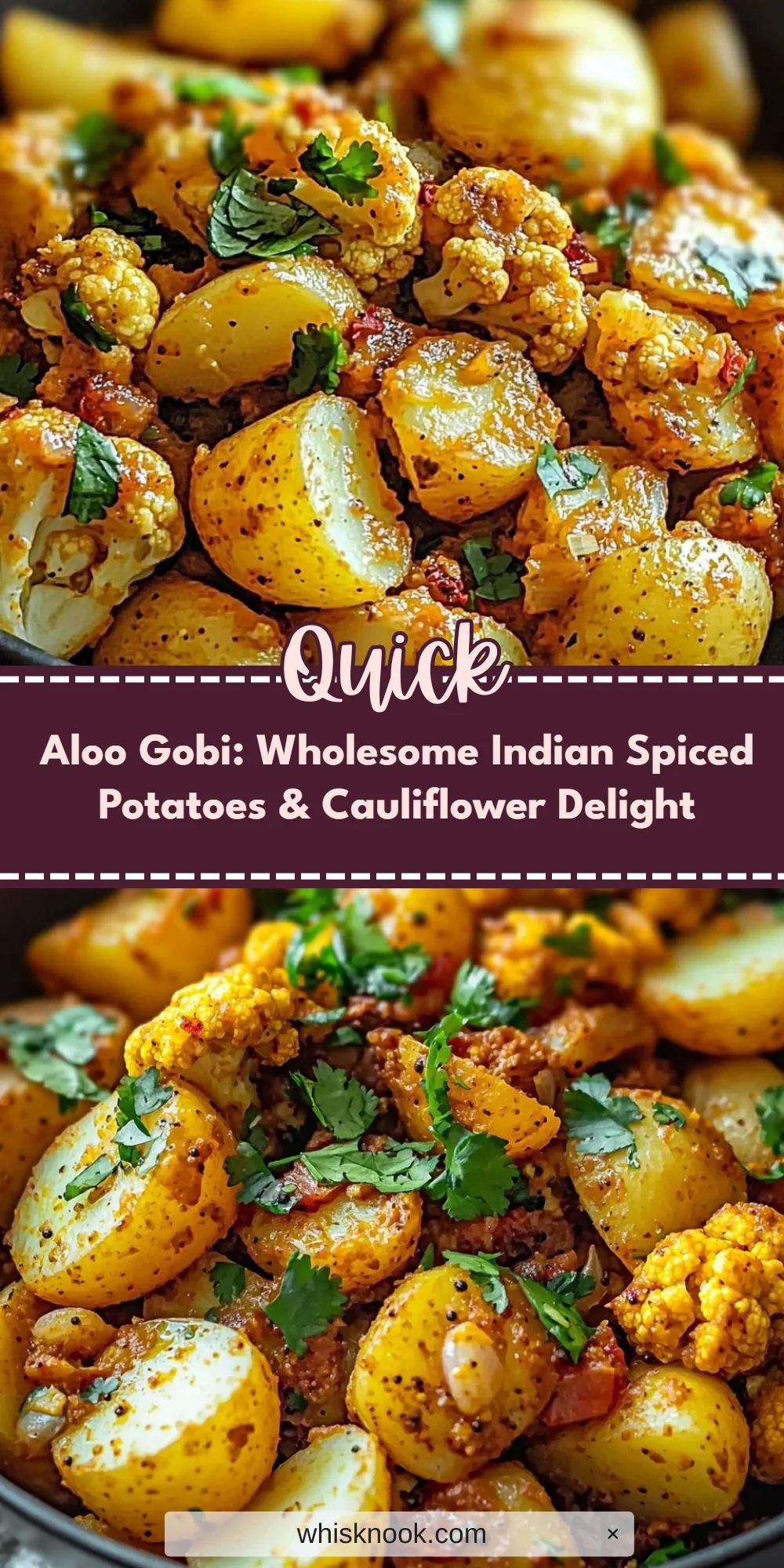 Aloo Gobi: Wholesome Indian Spiced Potatoes & Cauliflower Delight