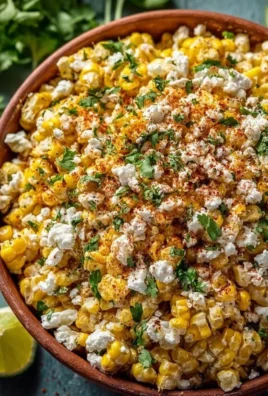 A vibrant bowl of Mexican Street Corn Salad with fresh ingredients and lime dressing.