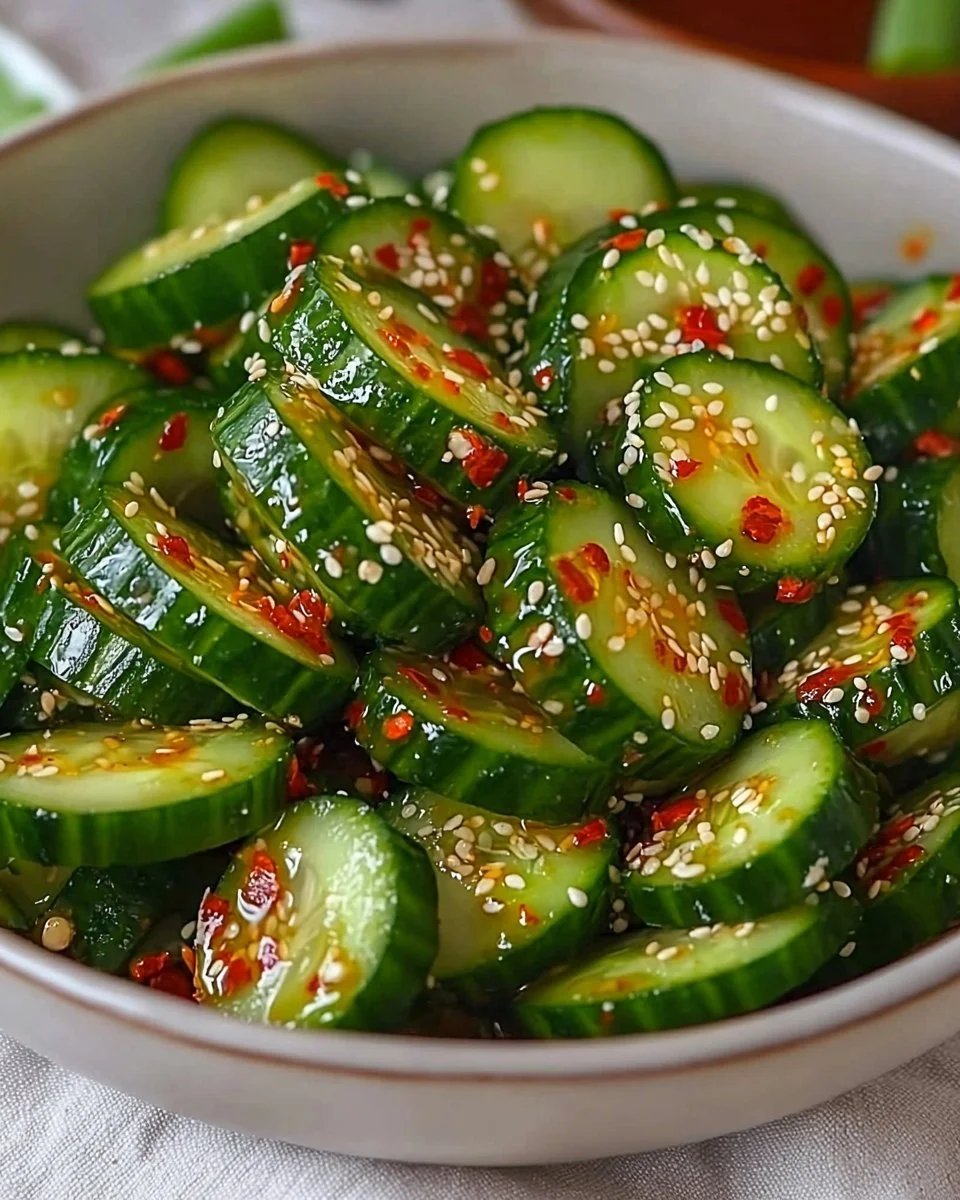 Asian Spicy Cucumber Salad