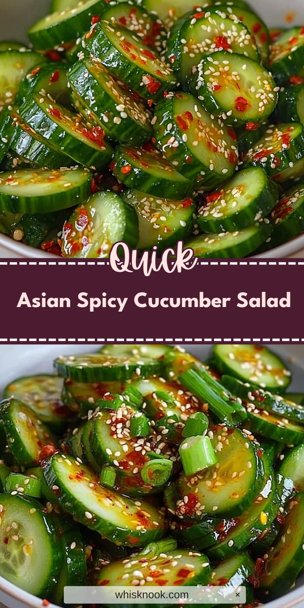 Asian Spicy Cucumber Salad