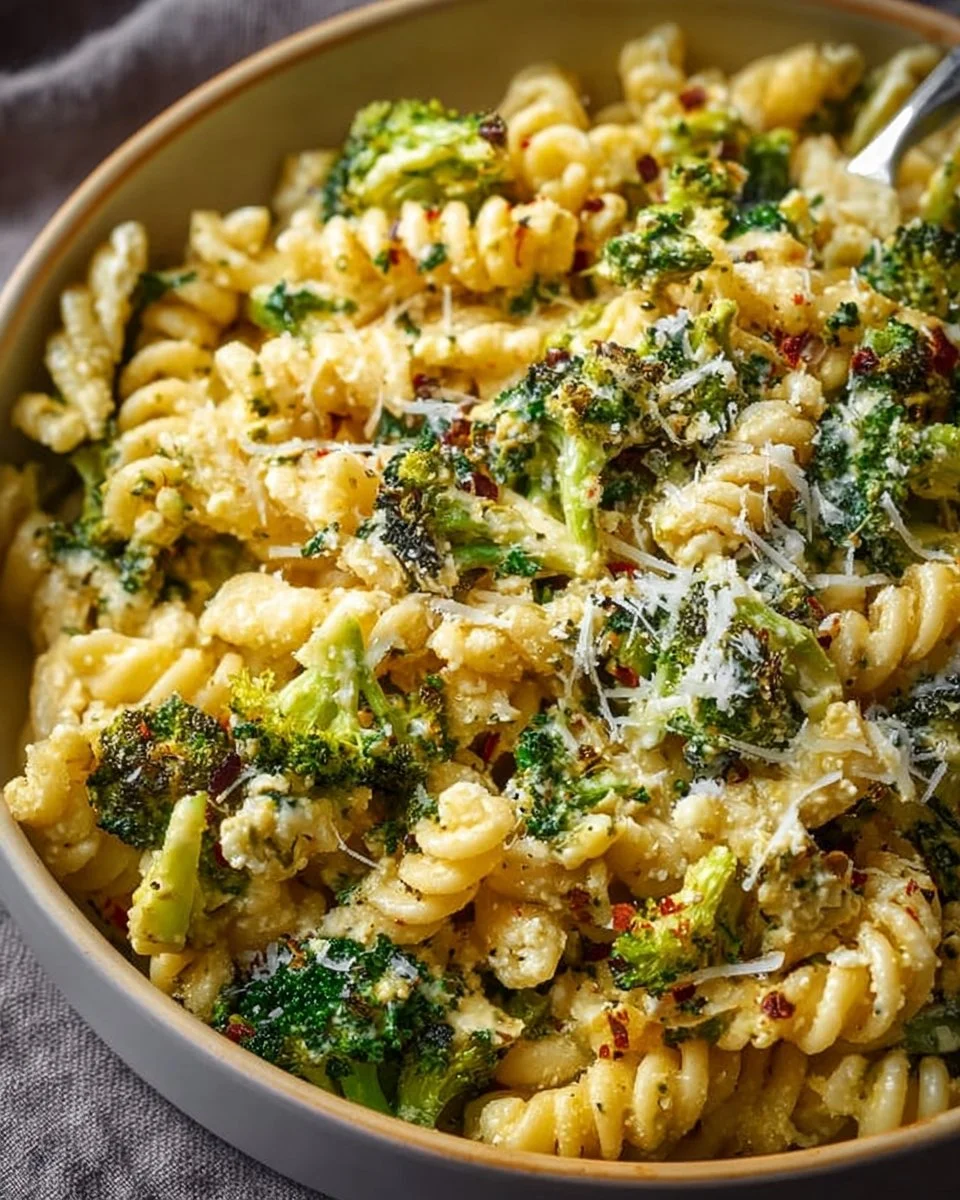 Baked Feta and Broccoli Pasta