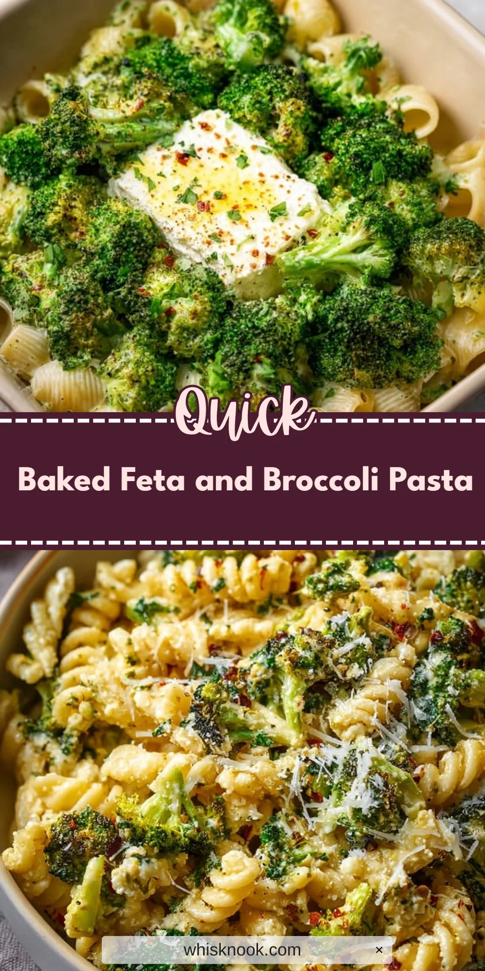 Baked Feta and Broccoli Pasta