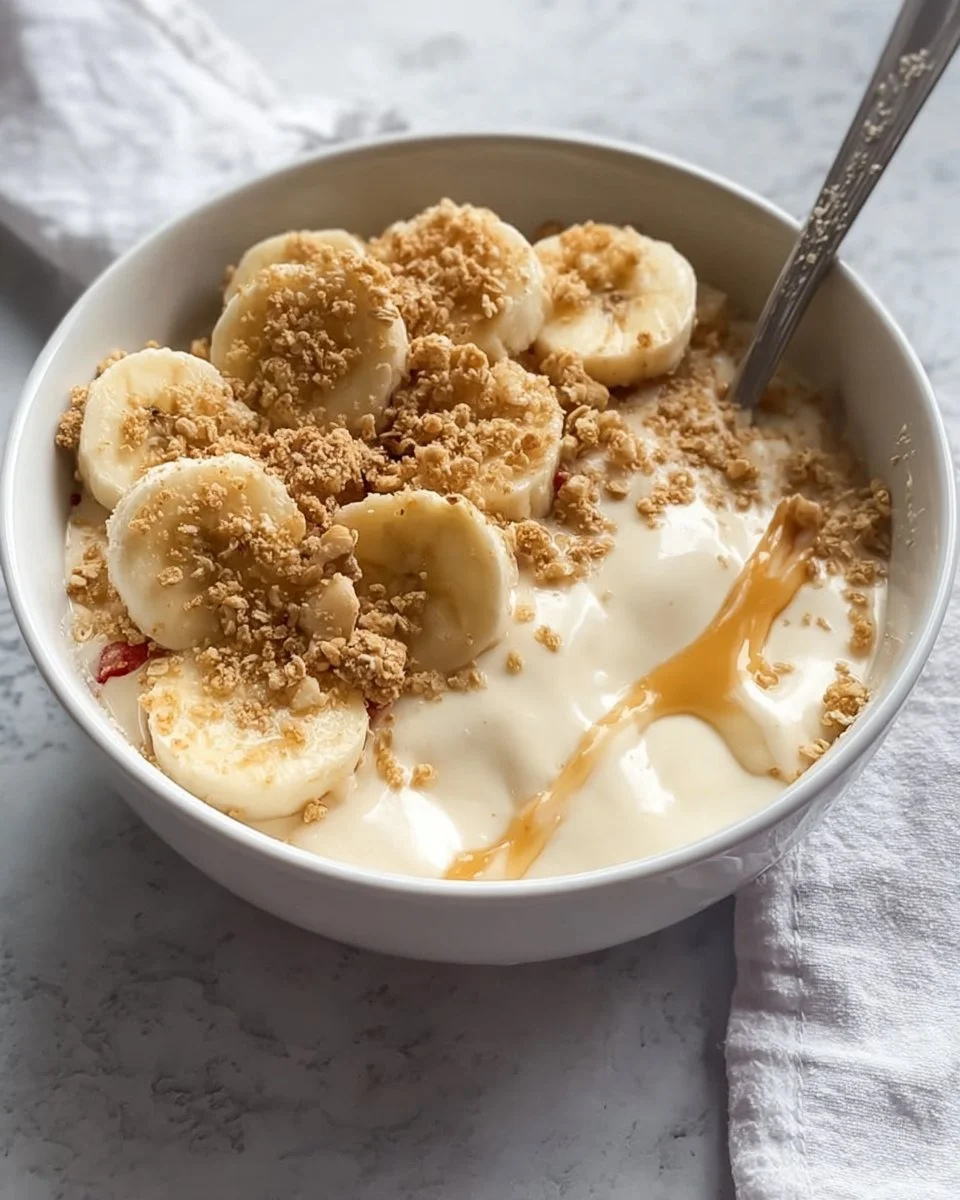 Banana Pudding Greek Yogurt Bowl