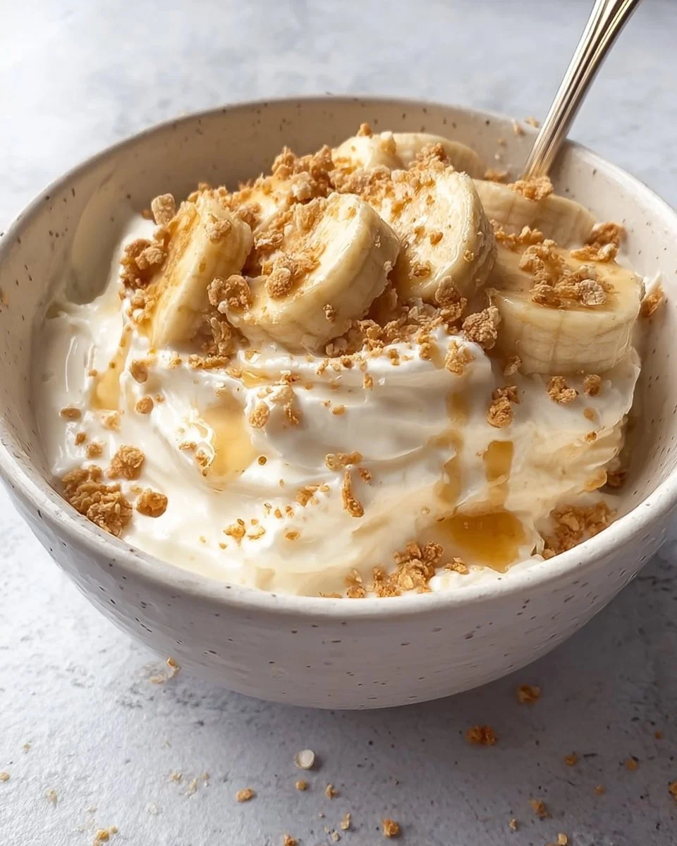 Banana Pudding Greek Yogurt Bowl
