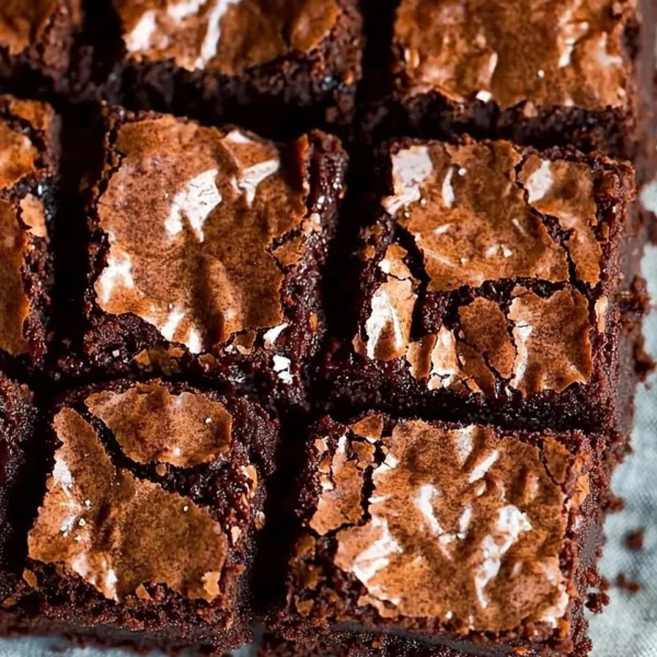Delicious homemade brownies served on a plate, perfect for dessert lovers
