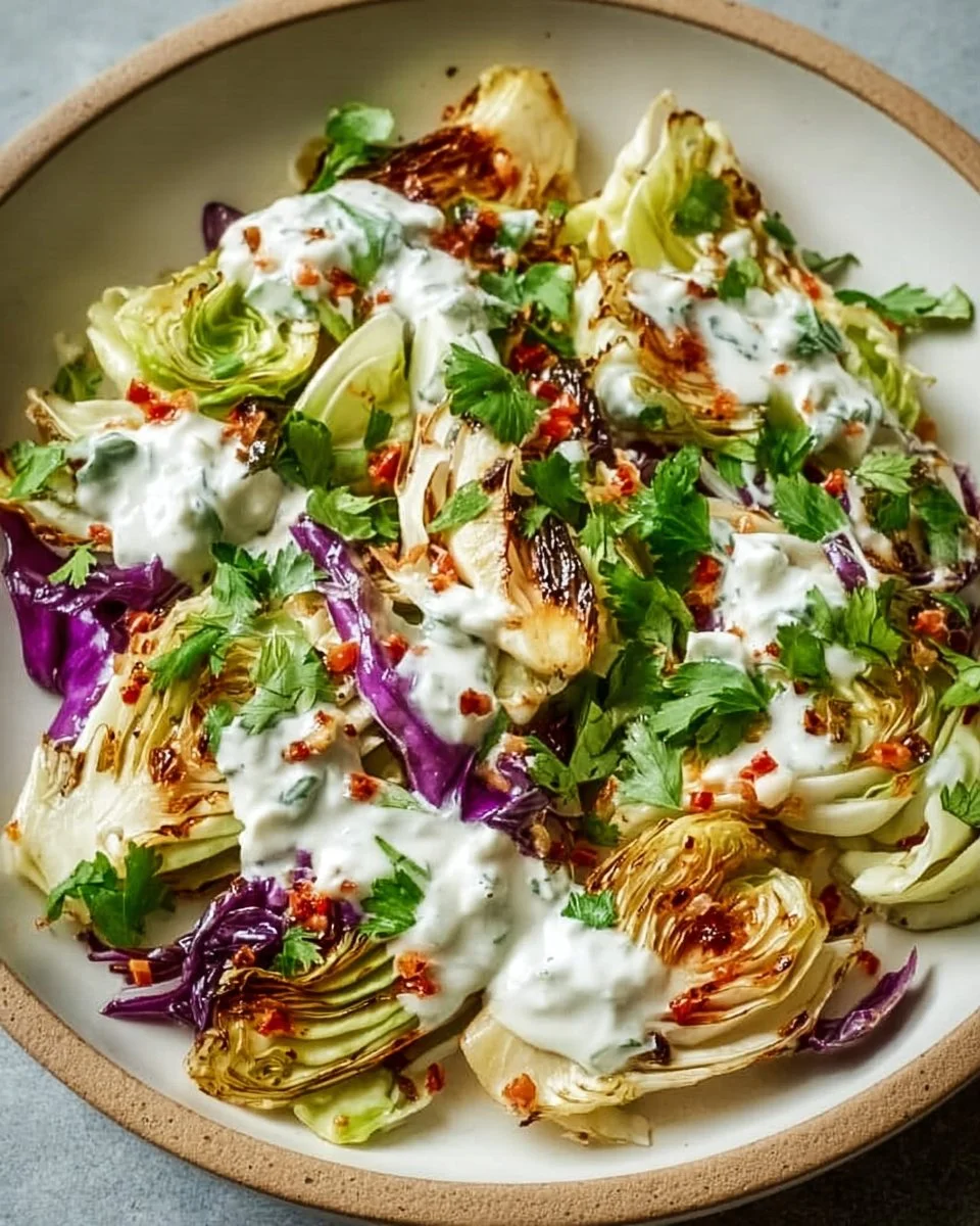 Best Cabbage Salad with Yogurt