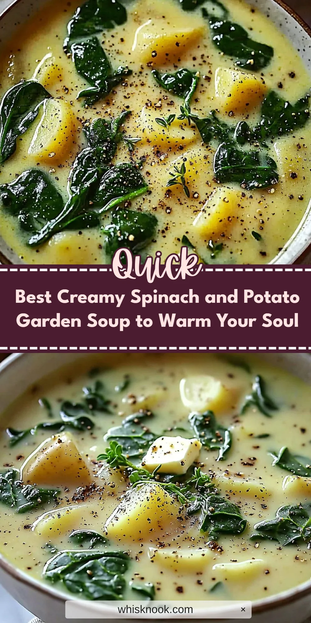 Best Creamy Spinach and Potato Garden Soup to Warm Your Soul