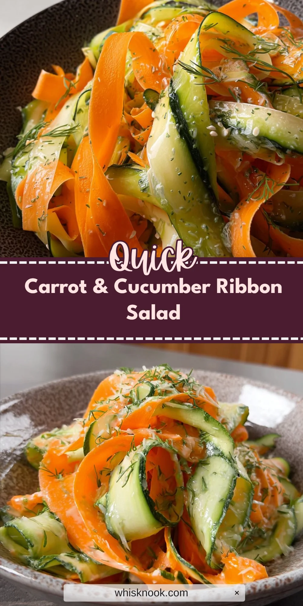 Carrot & Cucumber Ribbon Salad
