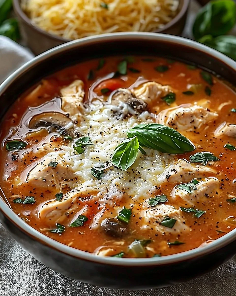 Chicken Parmesan Soup