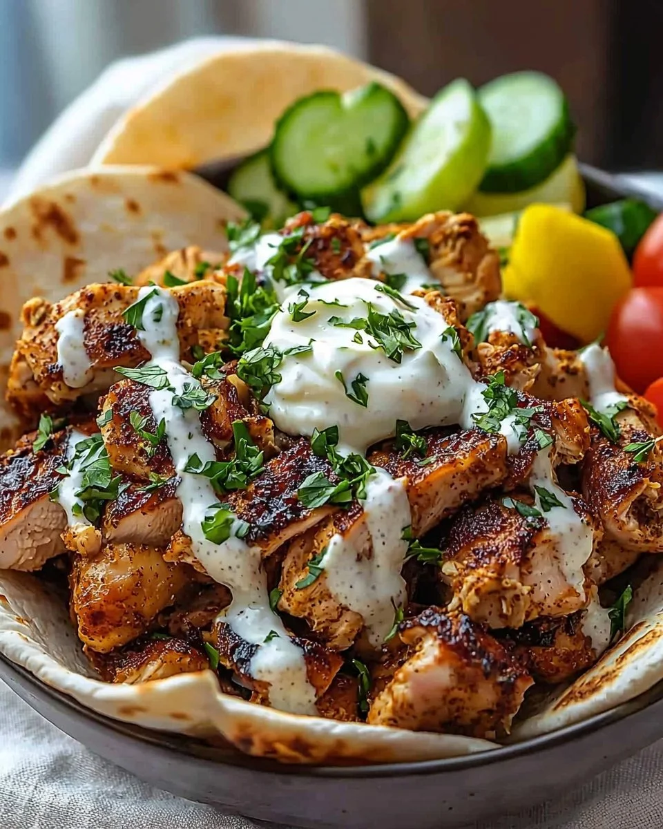 Chicken Shawarma with Garlic Sauce