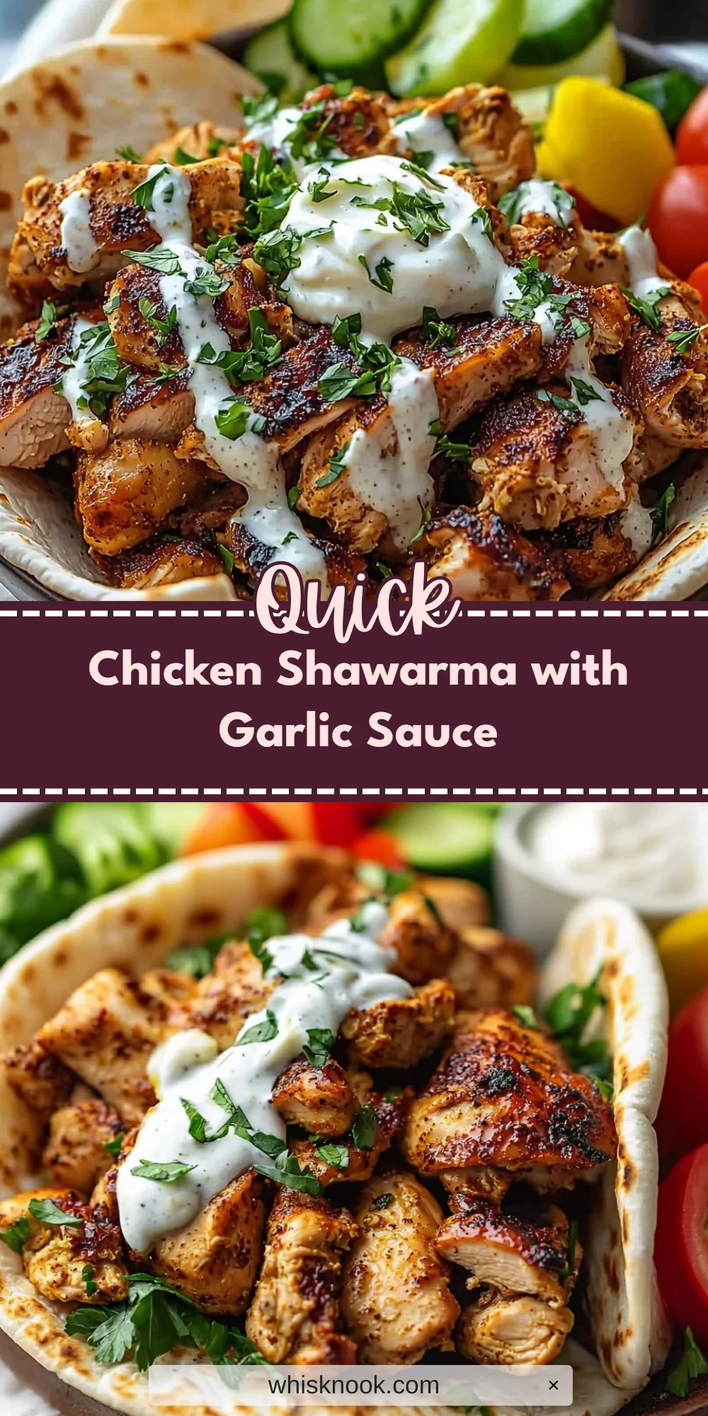 Chicken Shawarma with Garlic Sauce