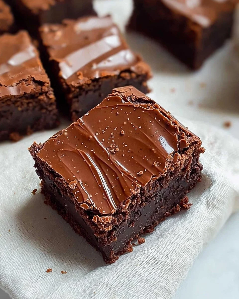 Chocolate Ganache Brownies