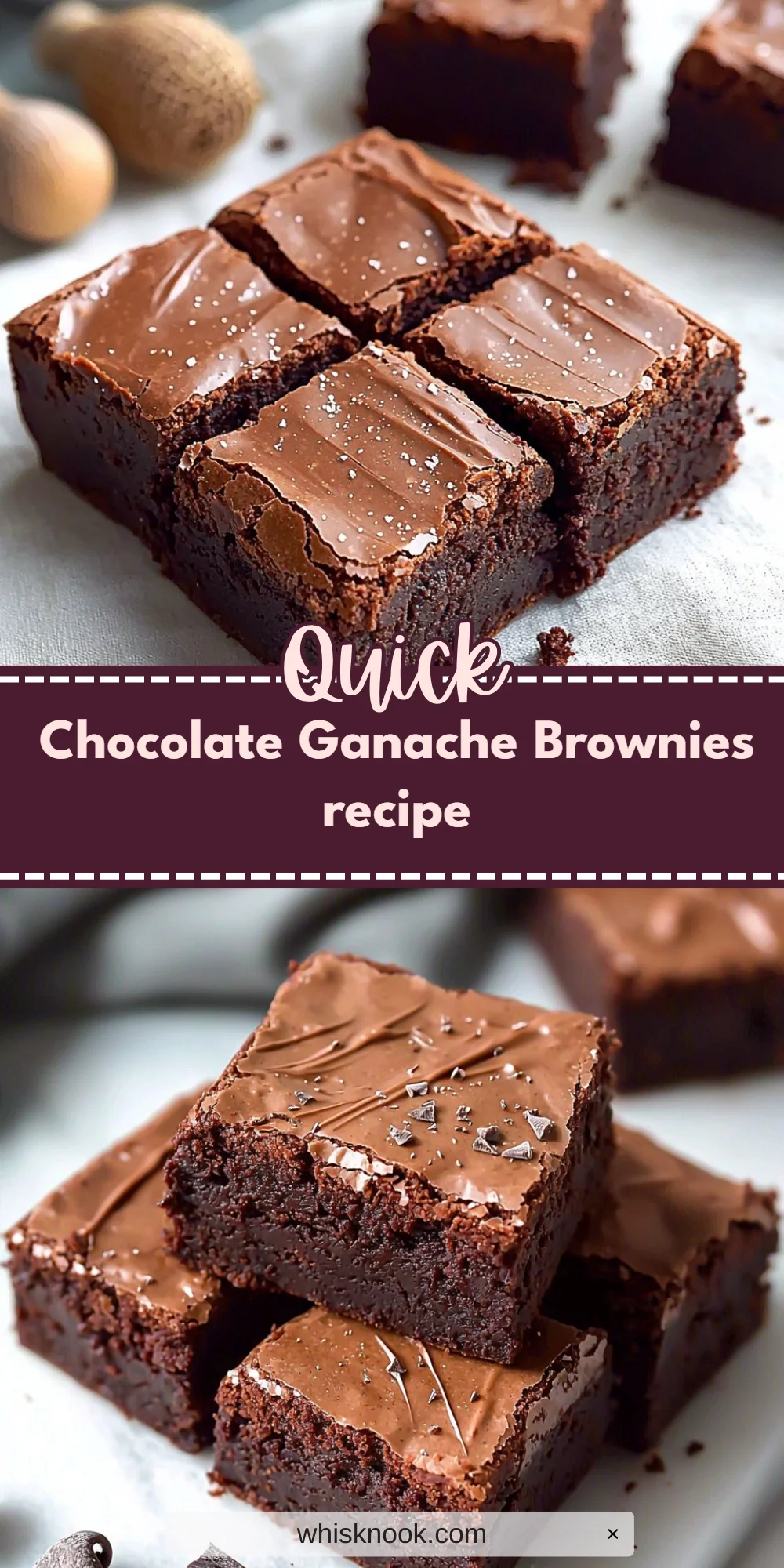Chocolate Ganache Brownies recipe