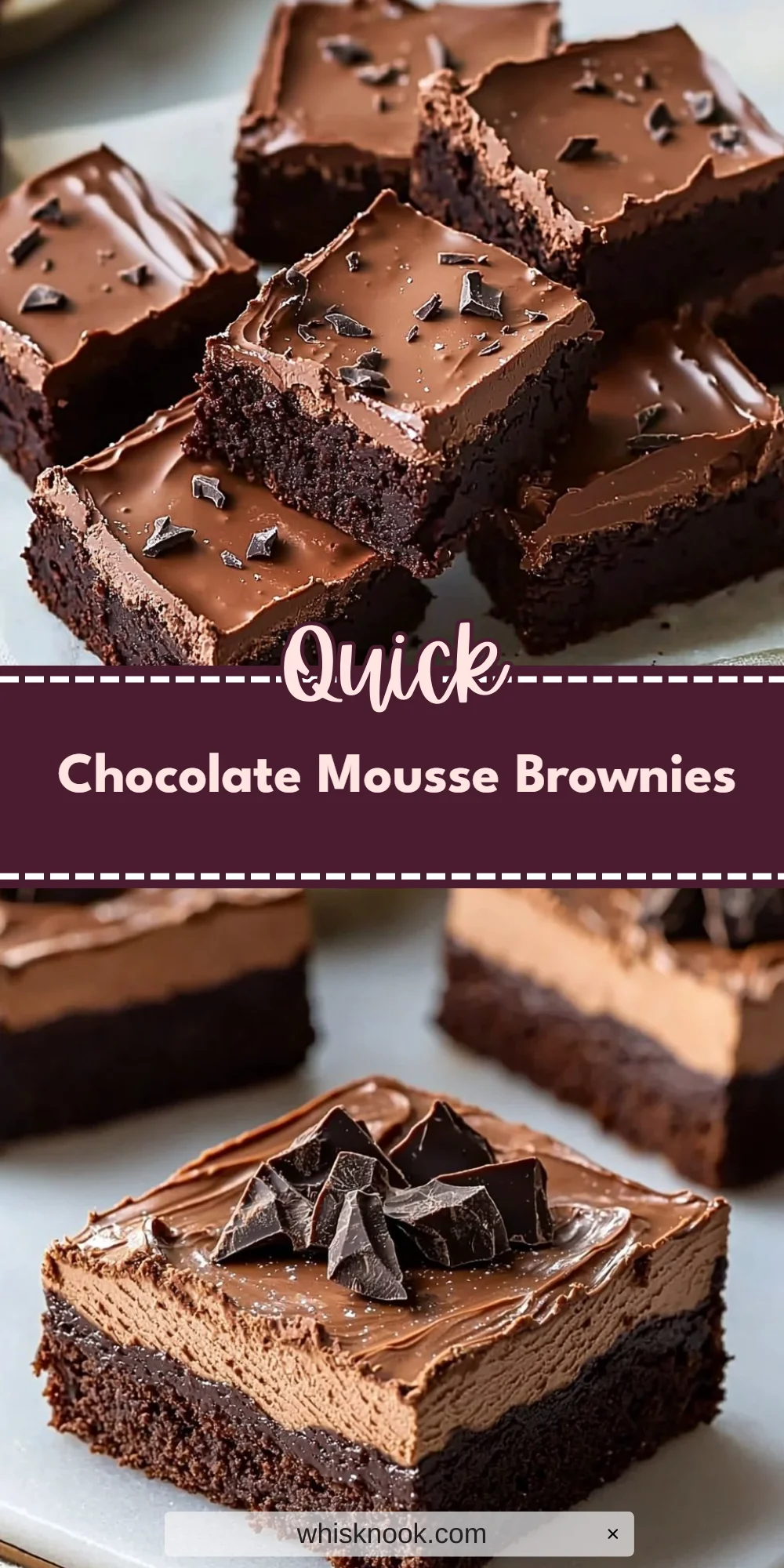 Chocolate Mousse Brownies