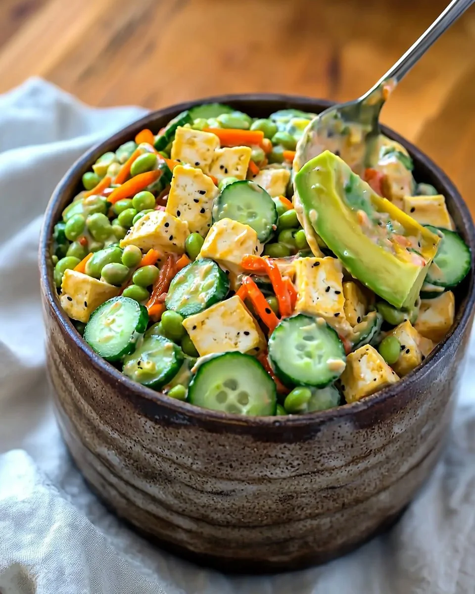 Creamy Asian Cucumber Salad