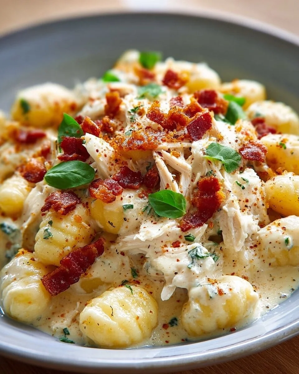 Creamy Crack Chicken Gnocchi