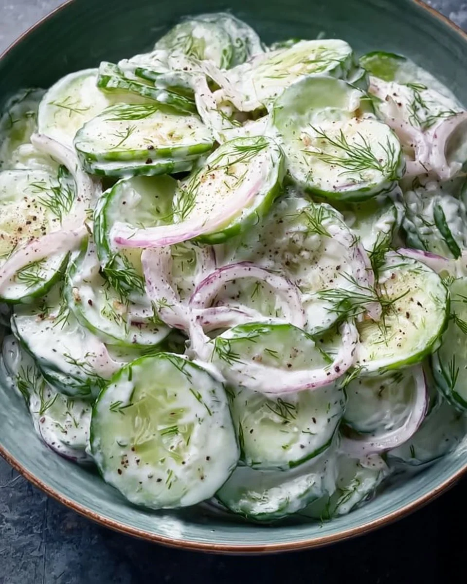 Creamy Cucumber Salad