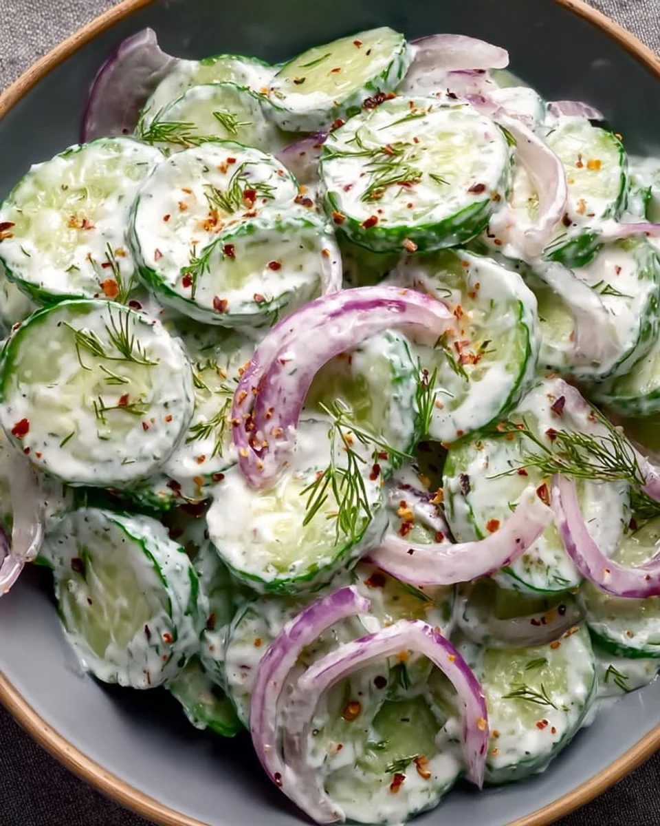 Creamy Cucumber Salad