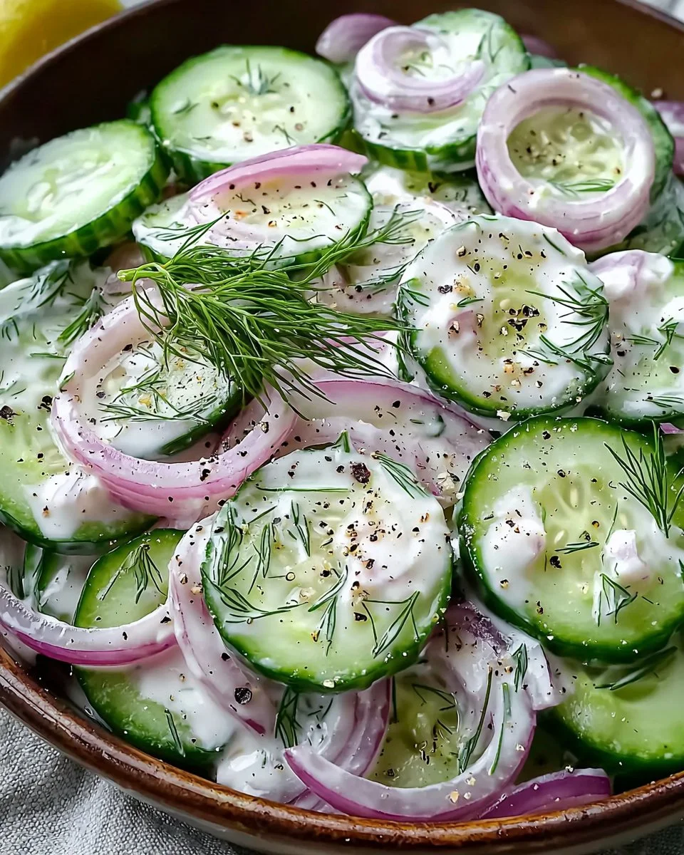Creamy Cucumber Salad