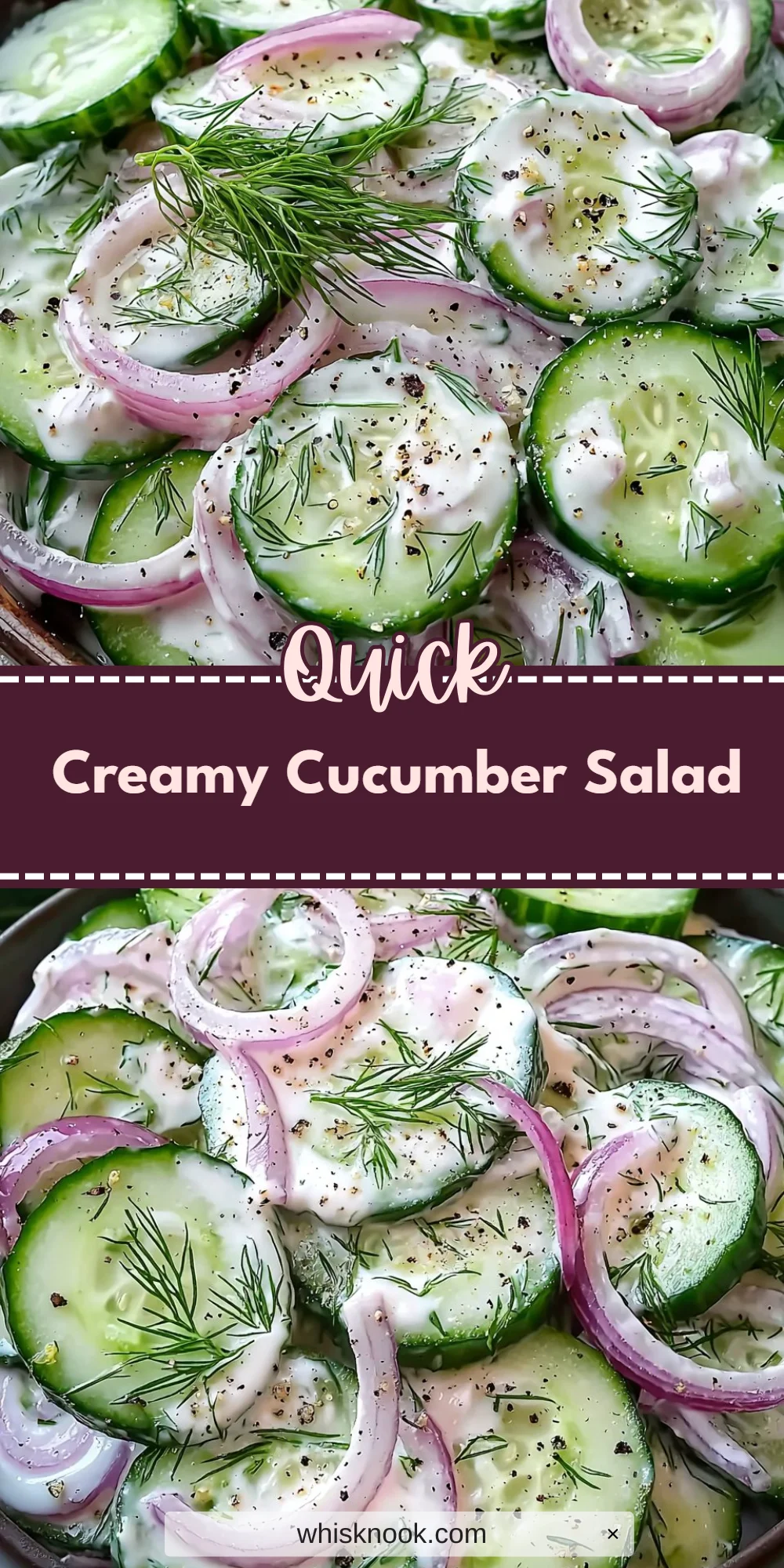 Creamy Cucumber Salad