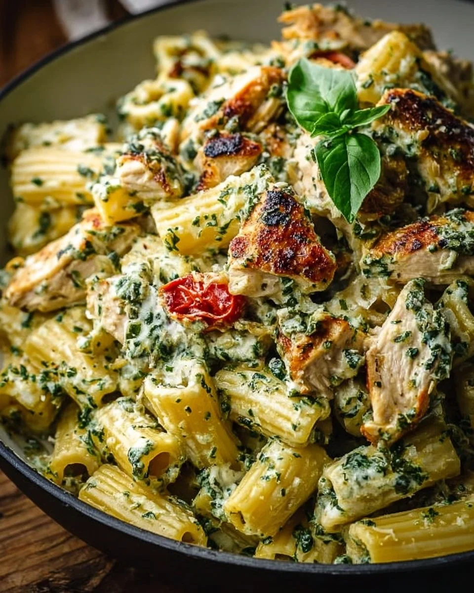 Creamy Pesto Chicken Pasta