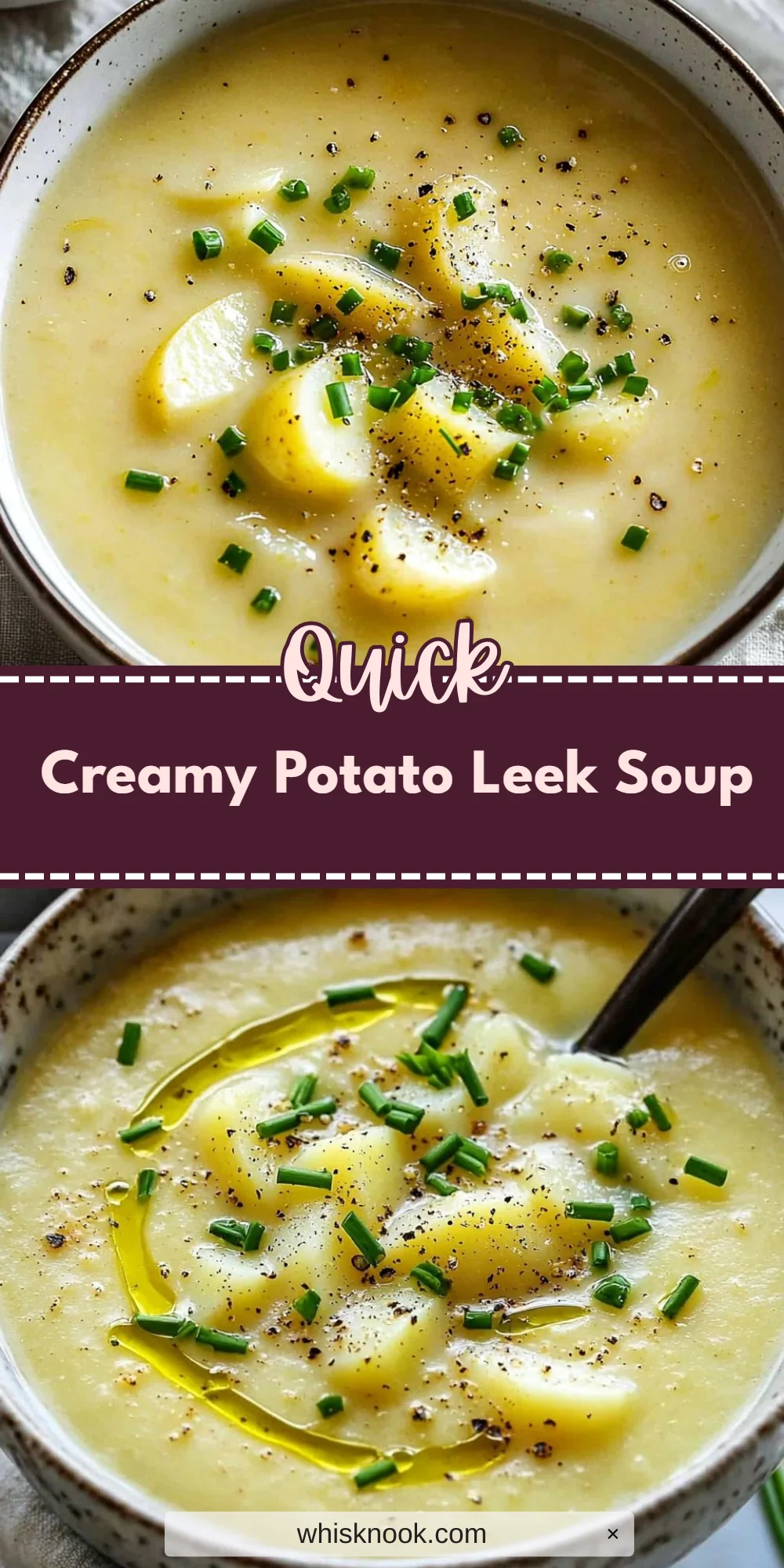Creamy Potato Leek Soup