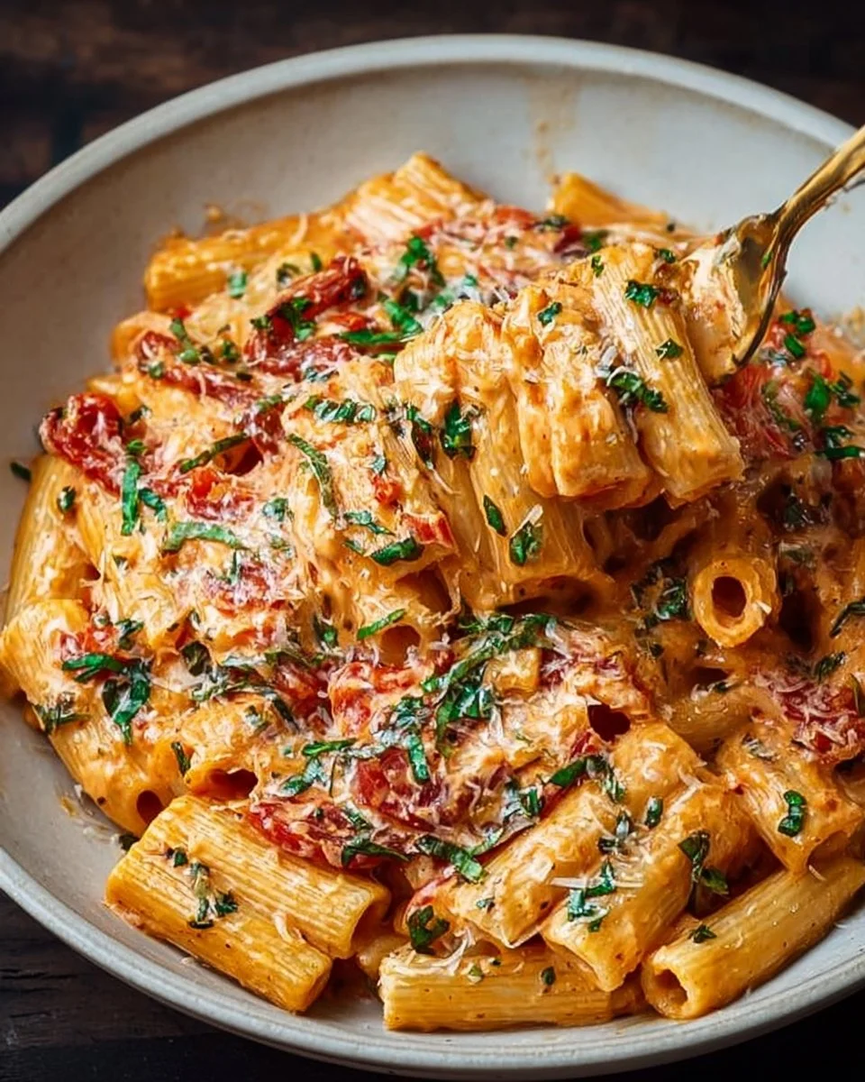 Creamy Tomato Garlic Pasta