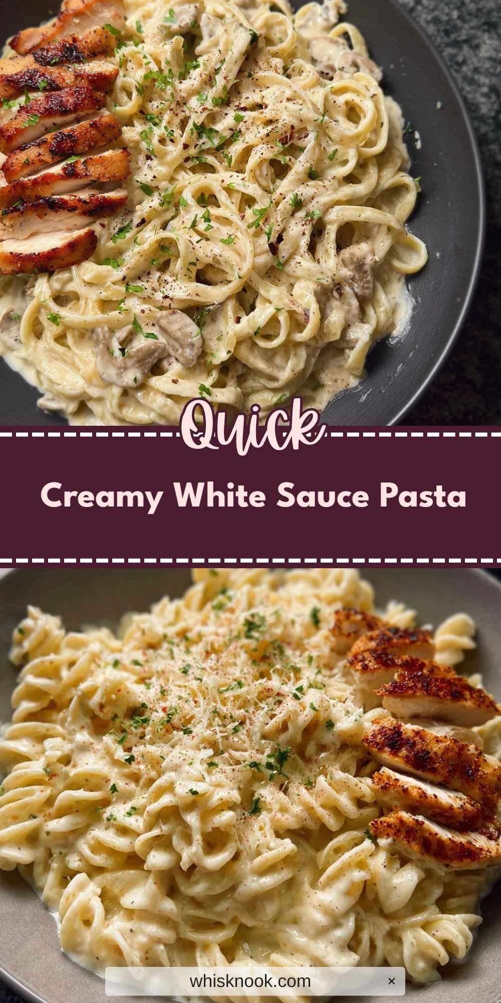 Creamy White Sauce Pasta