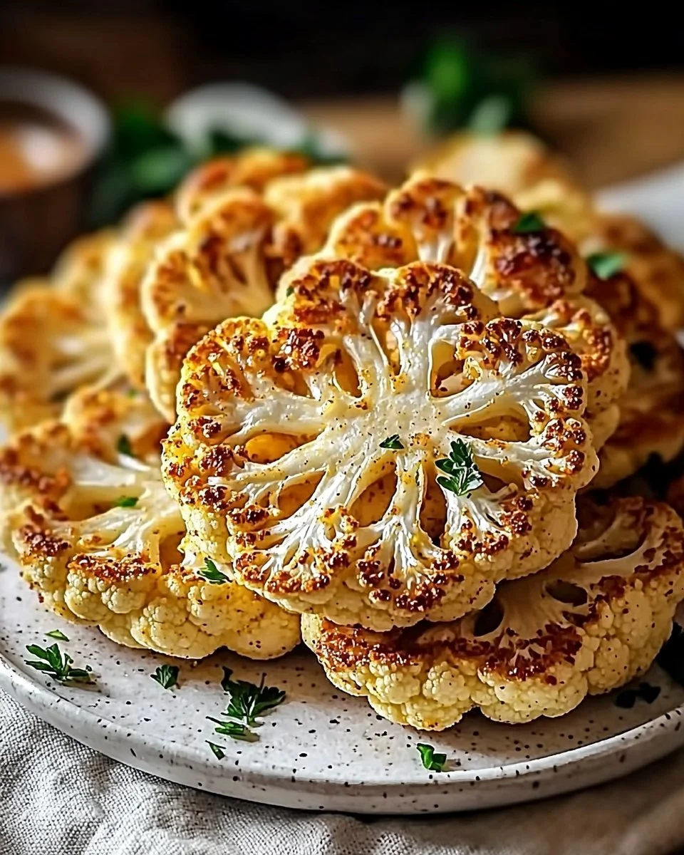 Crispy Baked Cauliflower Steaks