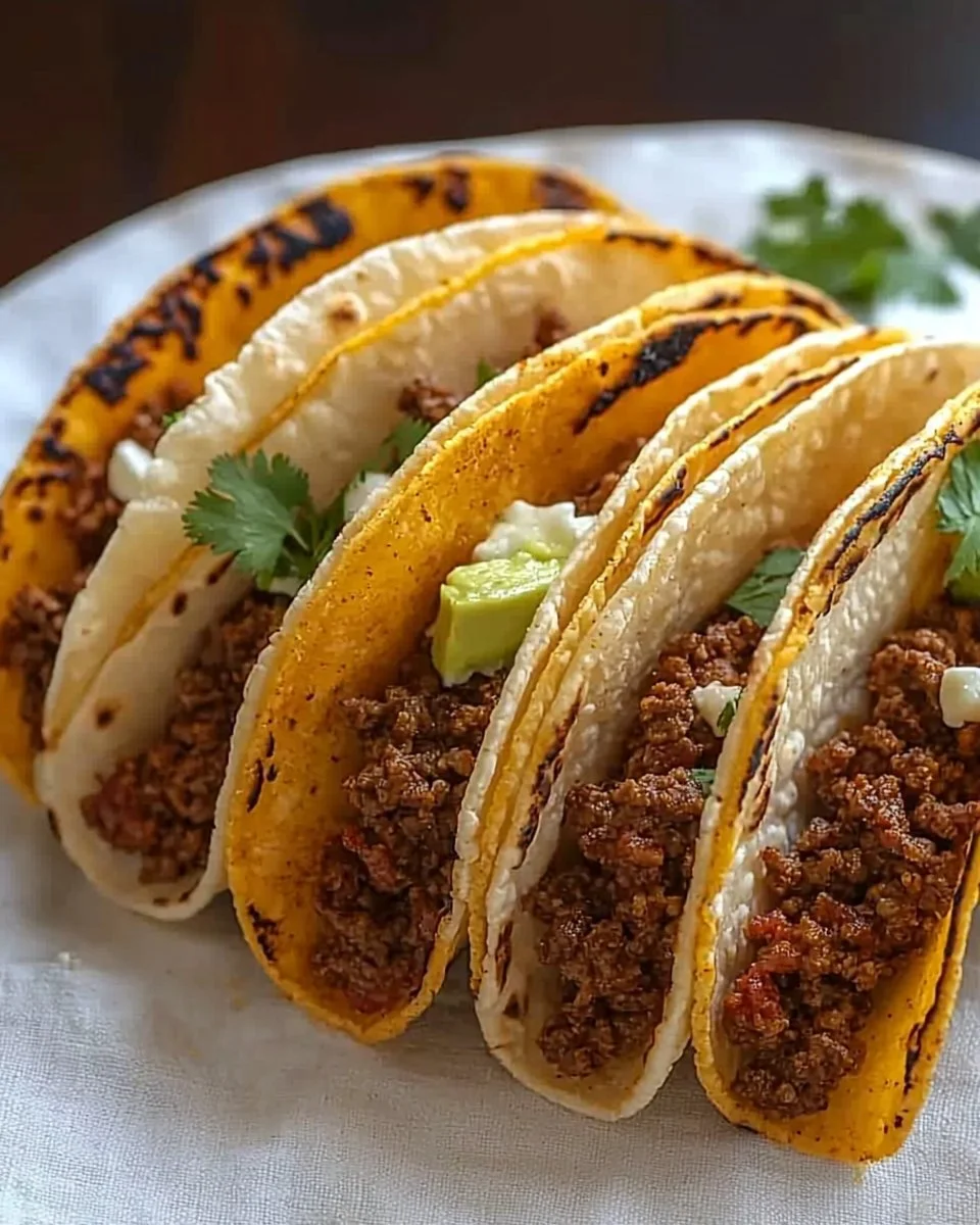 Crispy Ground Beef Tacos