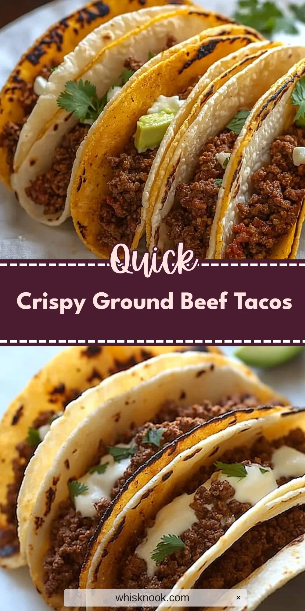 Crispy Ground Beef Tacos
