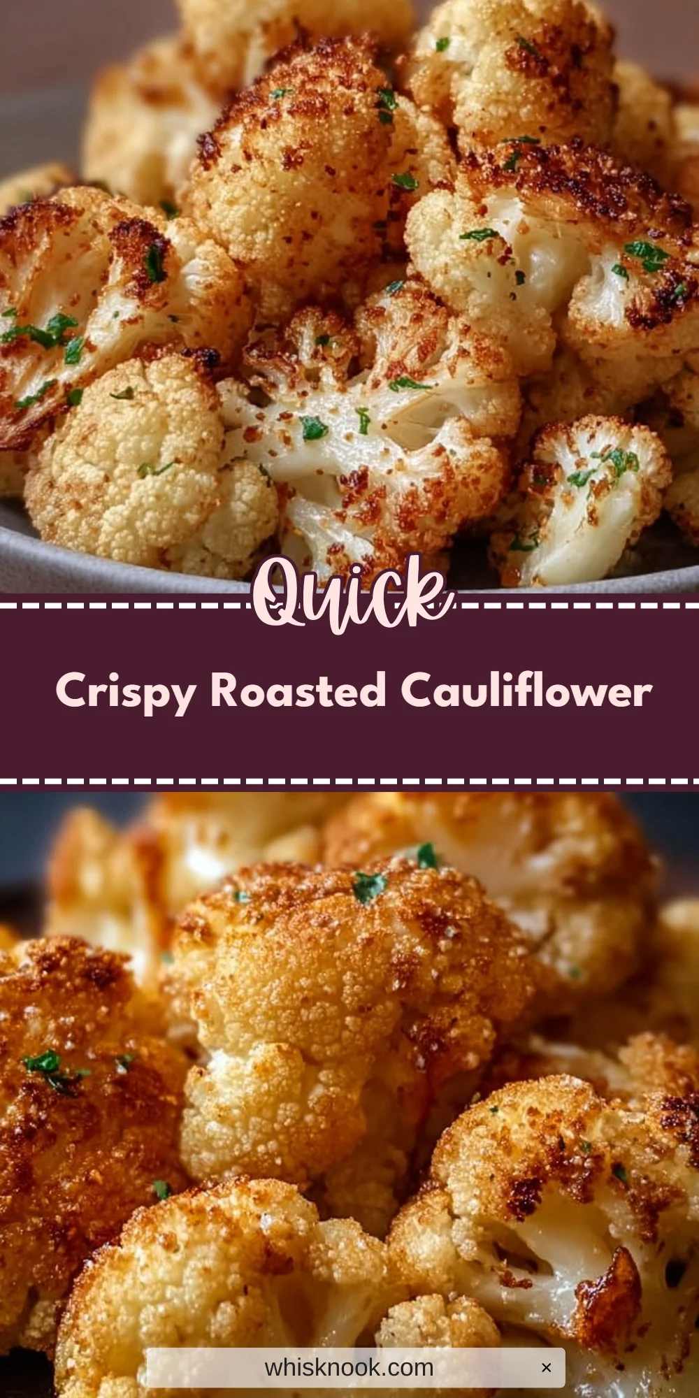 Crispy Roasted Cauliflower