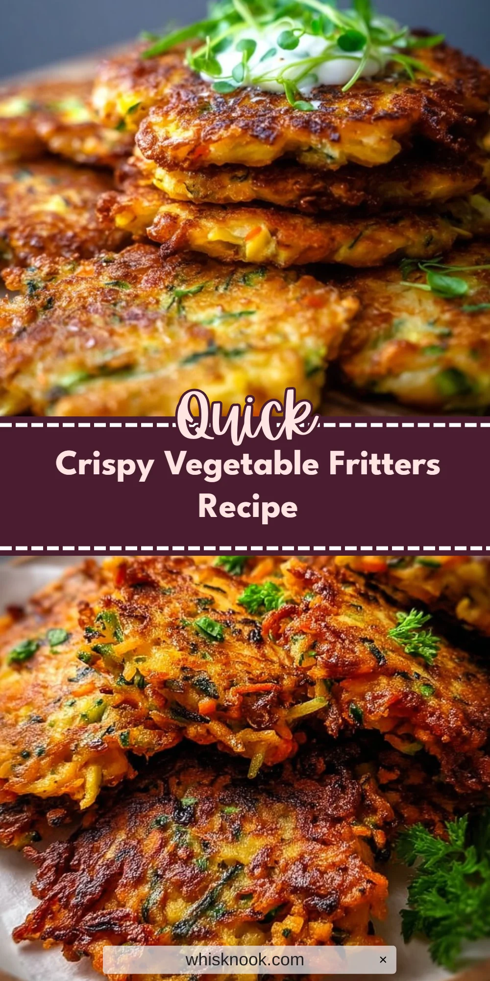 Crispy Vegetable Fritters Recipe