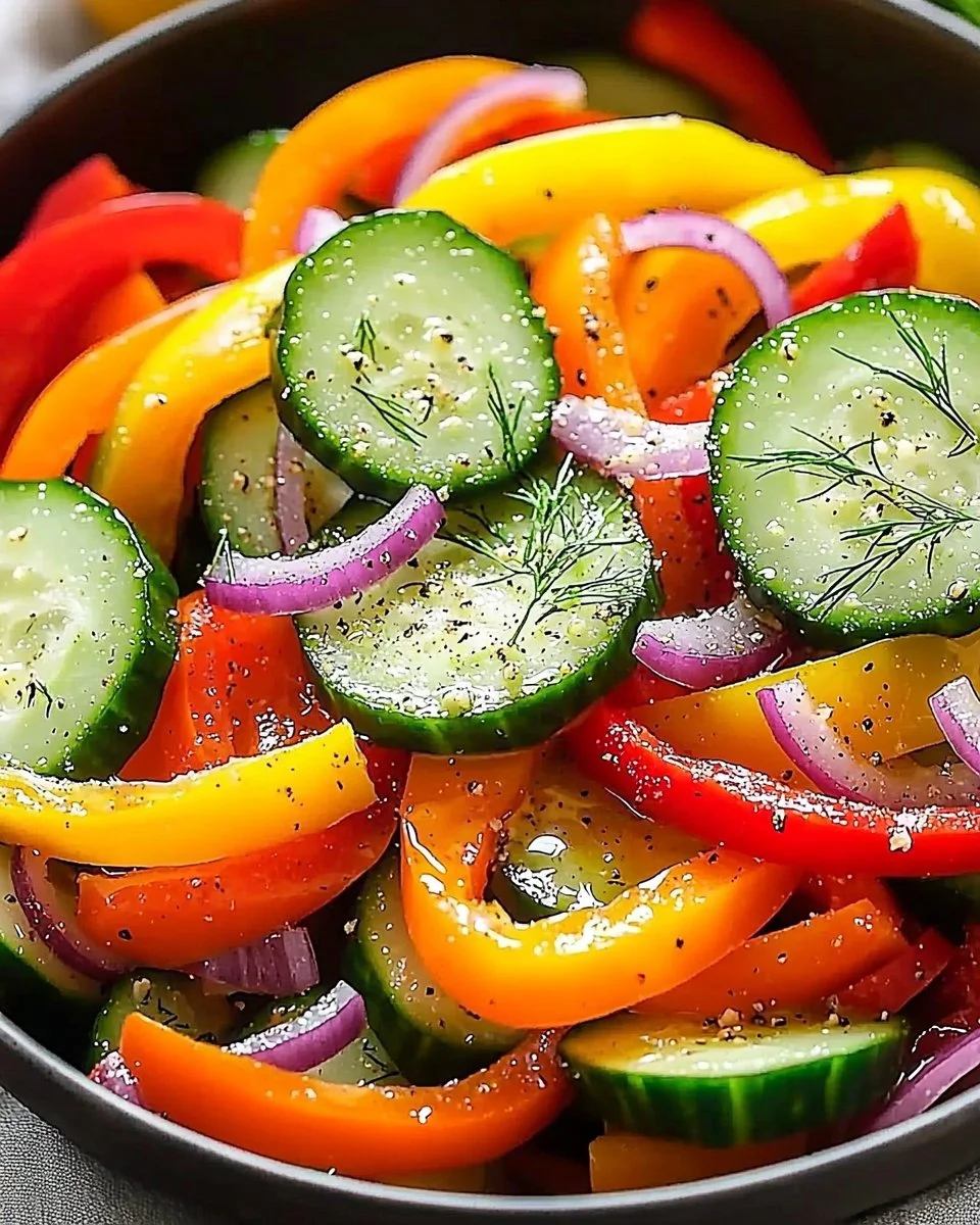 Cucumber Sweet Pepper Salad