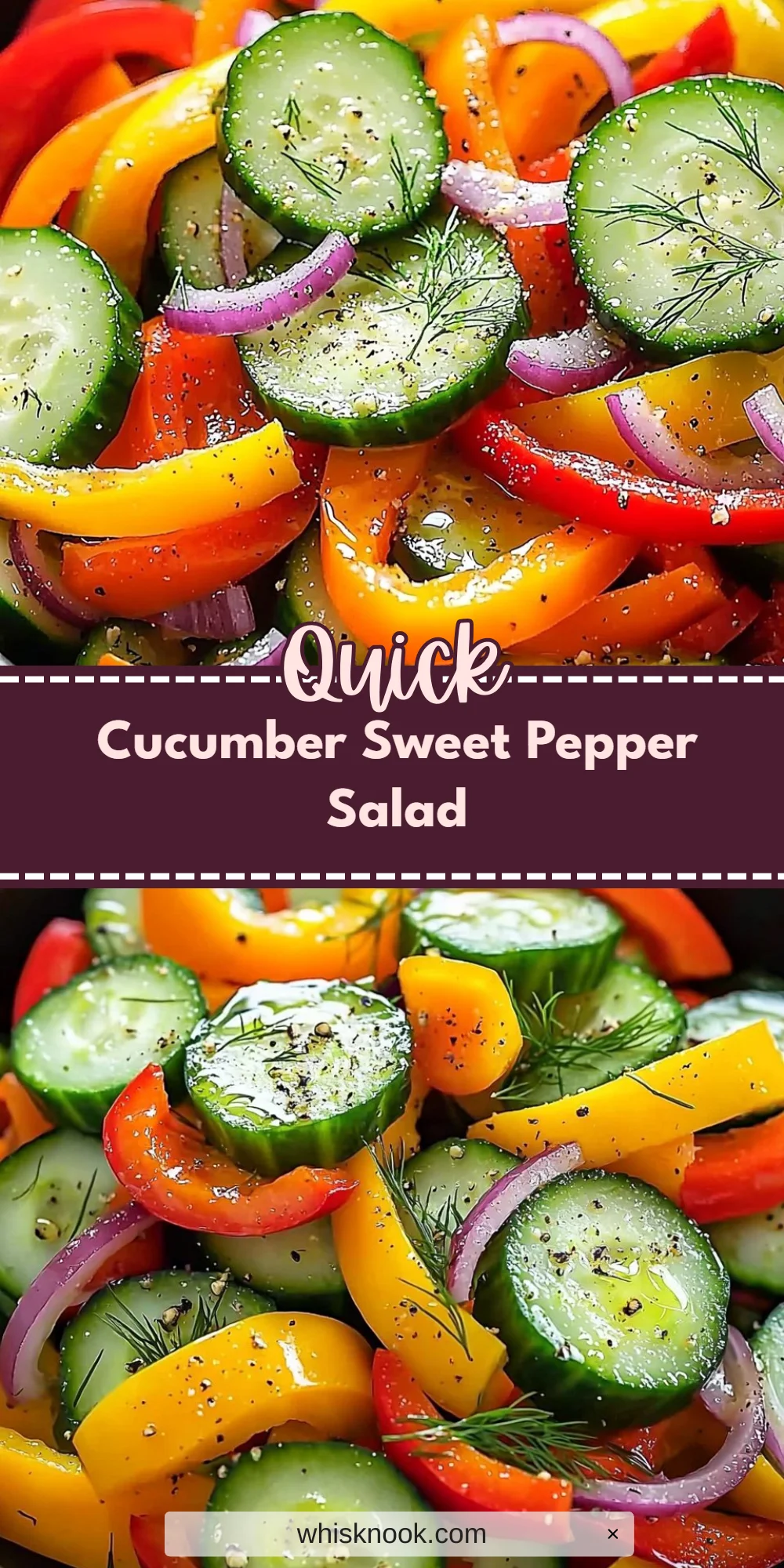 Cucumber Sweet Pepper Salad