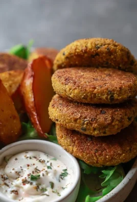 Easy 6-ingredient lentil burgers served on a plate with fresh toppings