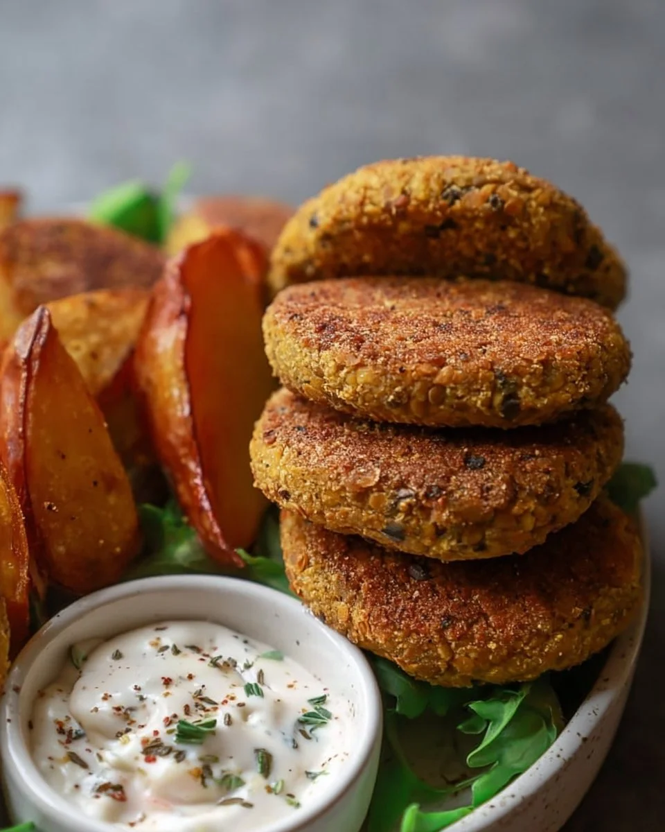 Easy 6-Ingredient Lentil Burgers