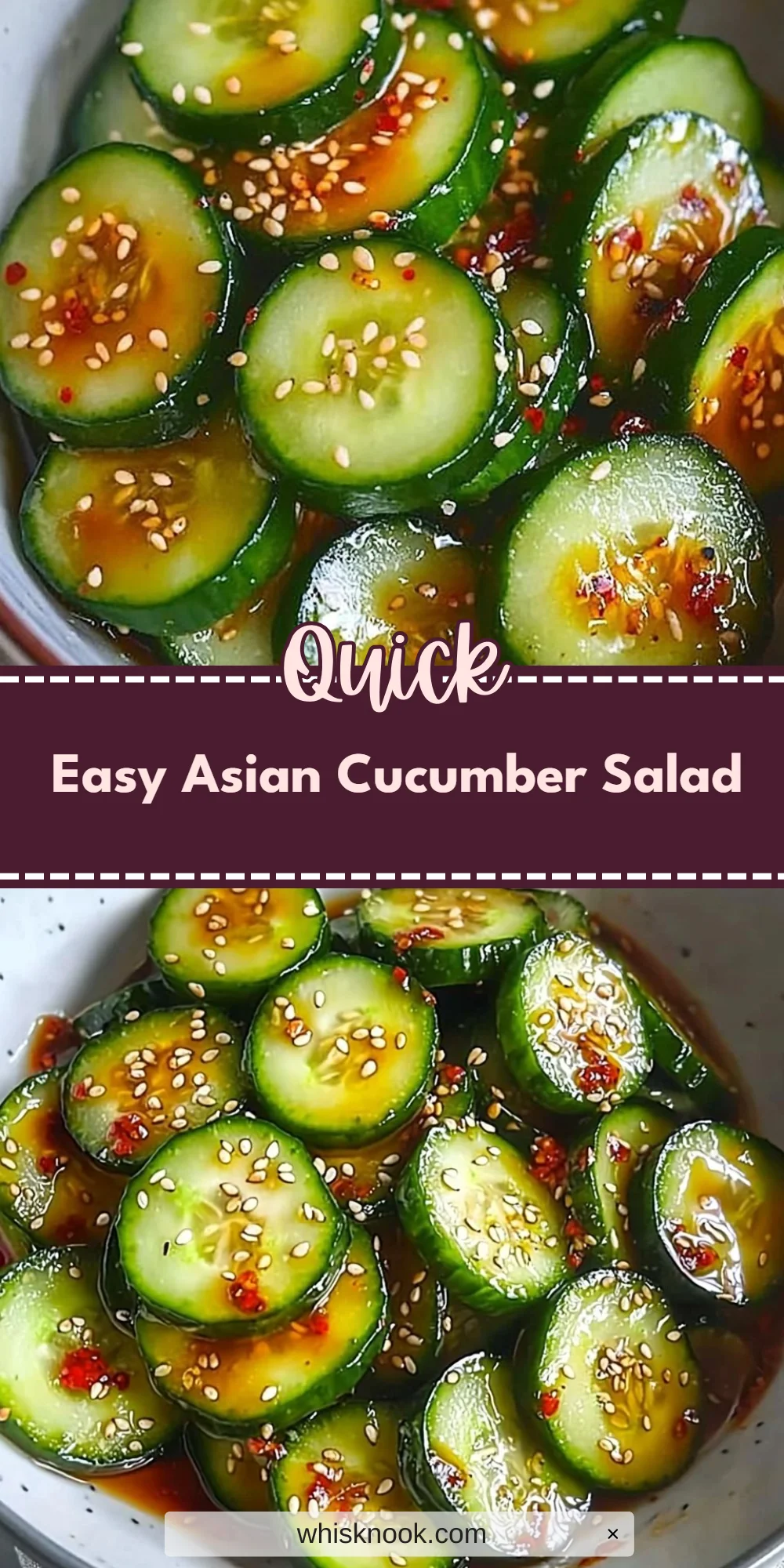 Easy Asian Cucumber Salad