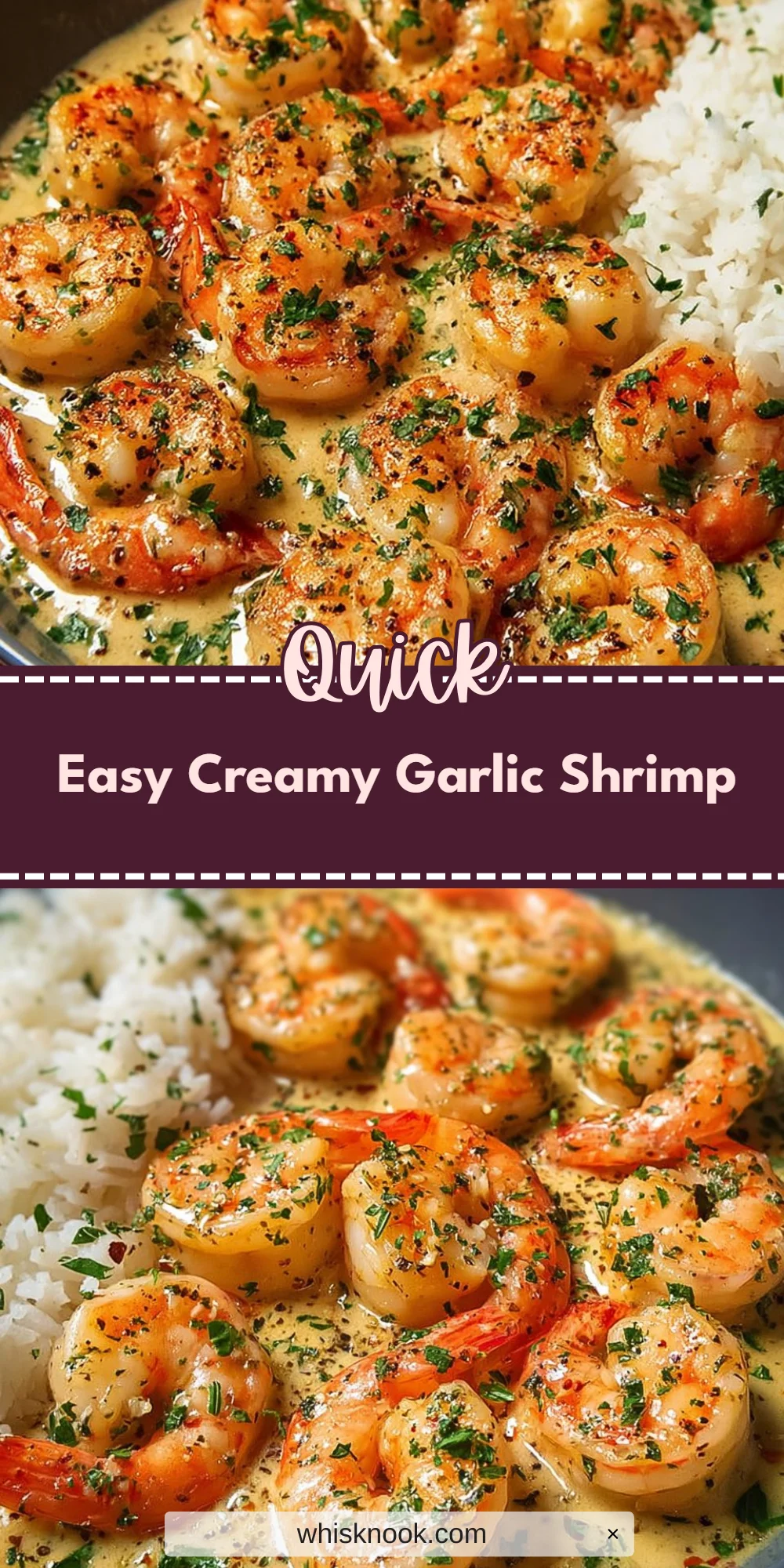 Easy Creamy Garlic Shrimp