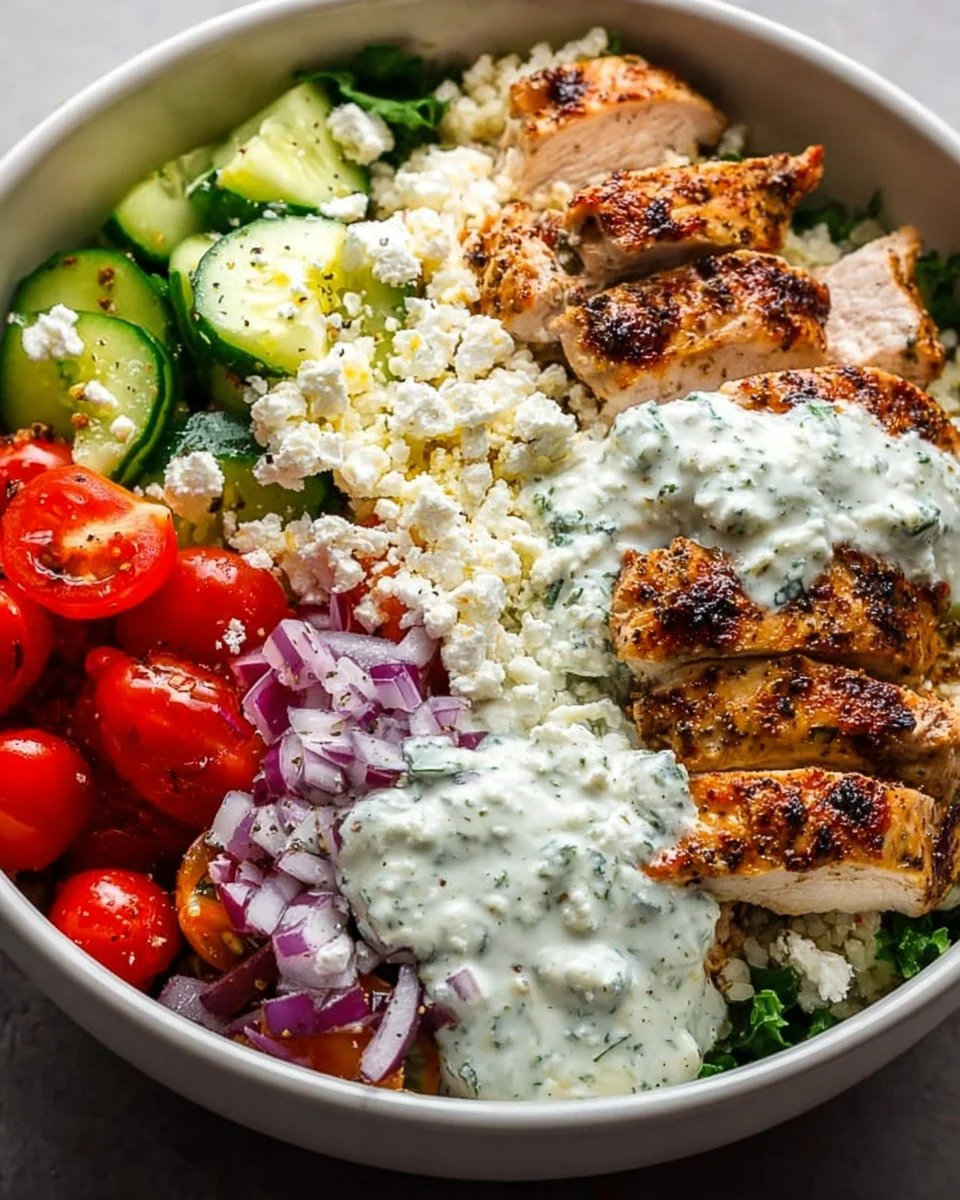 Greek Chicken Bowls