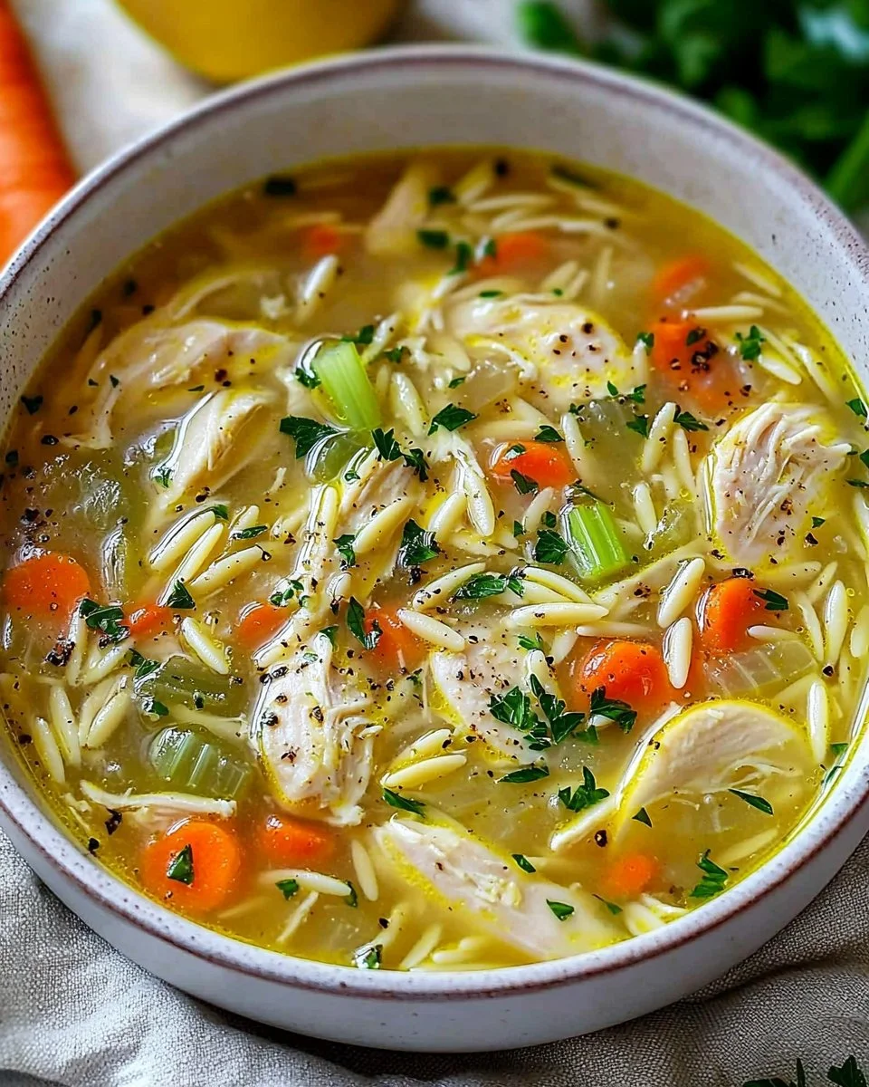 Greek Lemon Chicken Soup