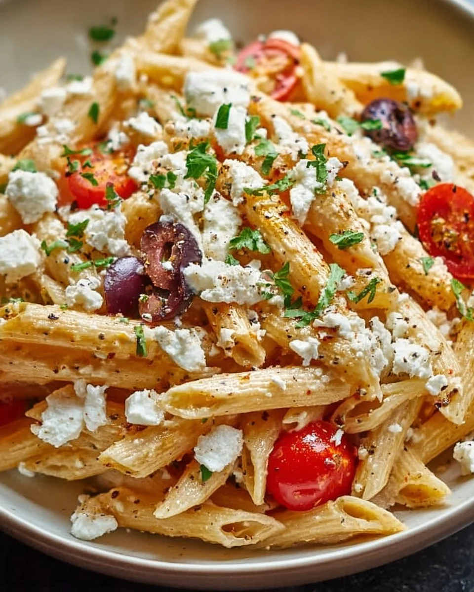 Greek Pasta with Feta