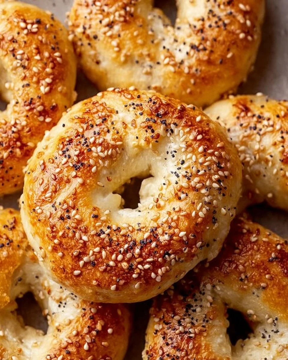 Greek Yogurt Bagels