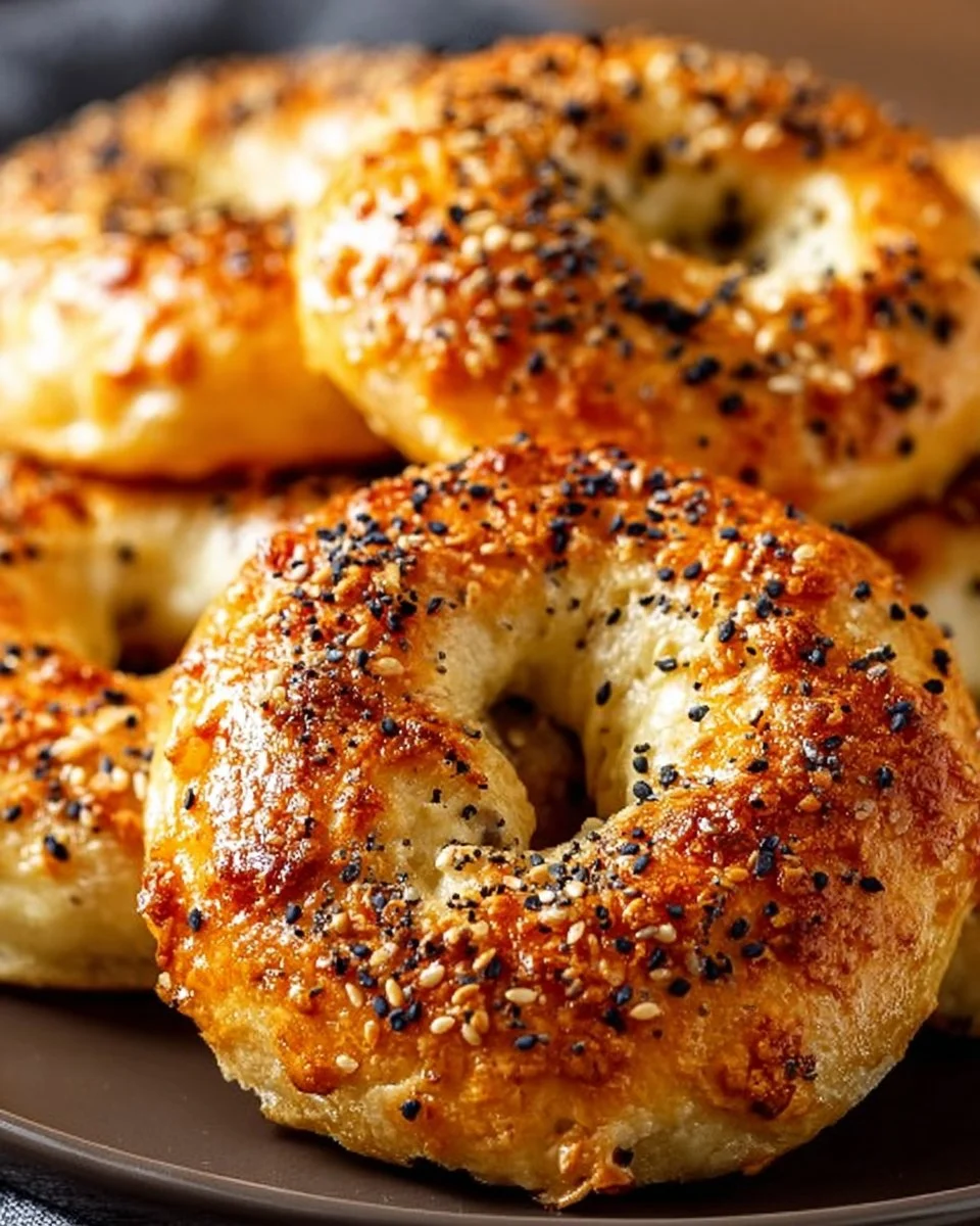 Greek Yogurt Bagels