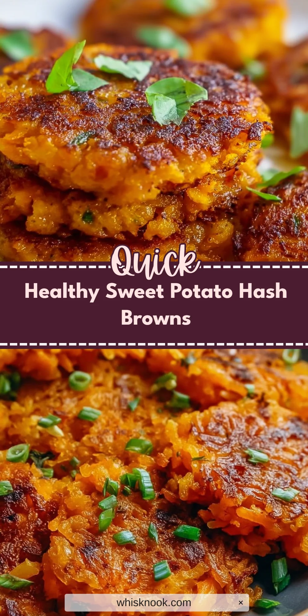 Healthy Sweet Potato Hash Browns