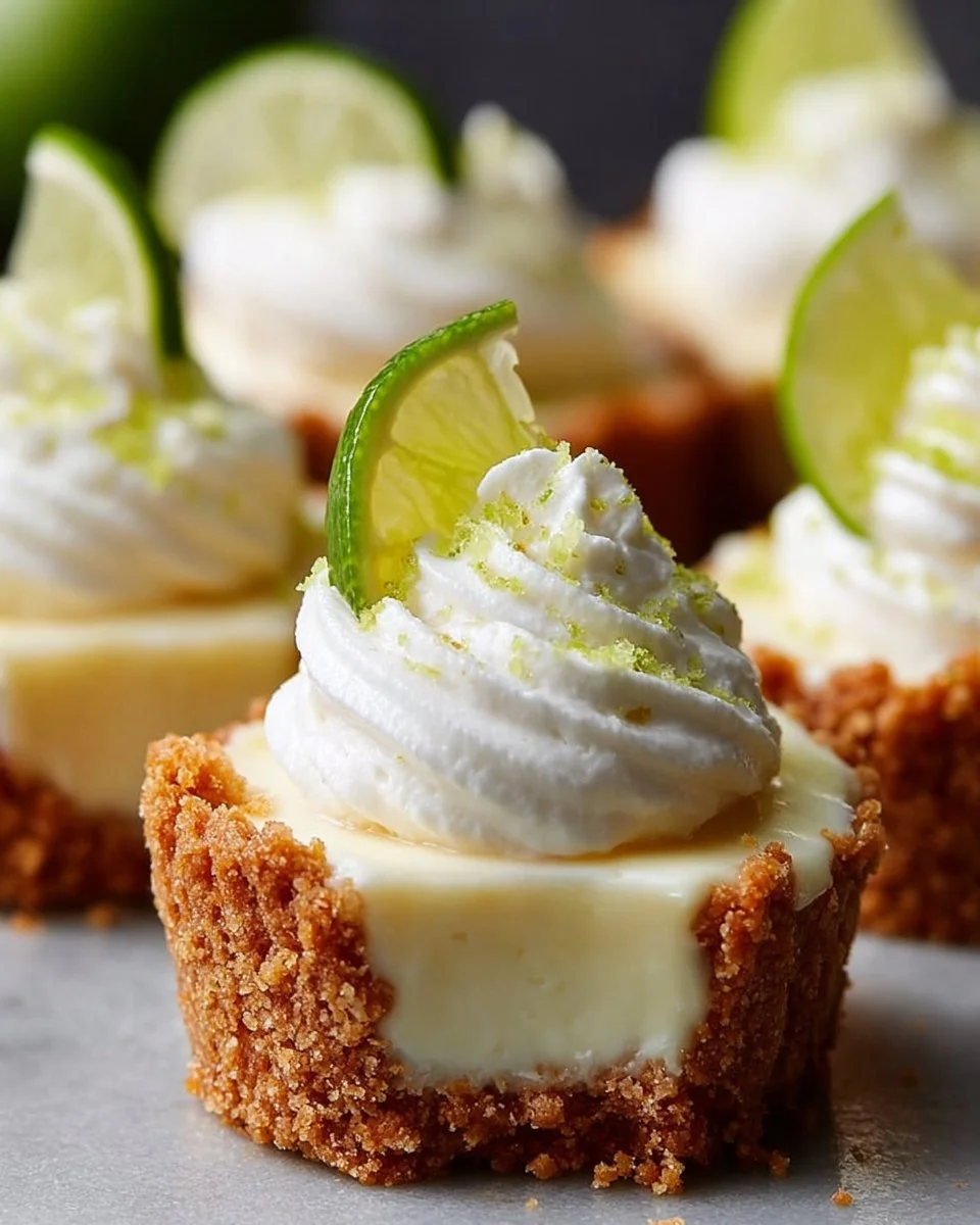 Heavenly No-Bake Mini Key Lime Pies