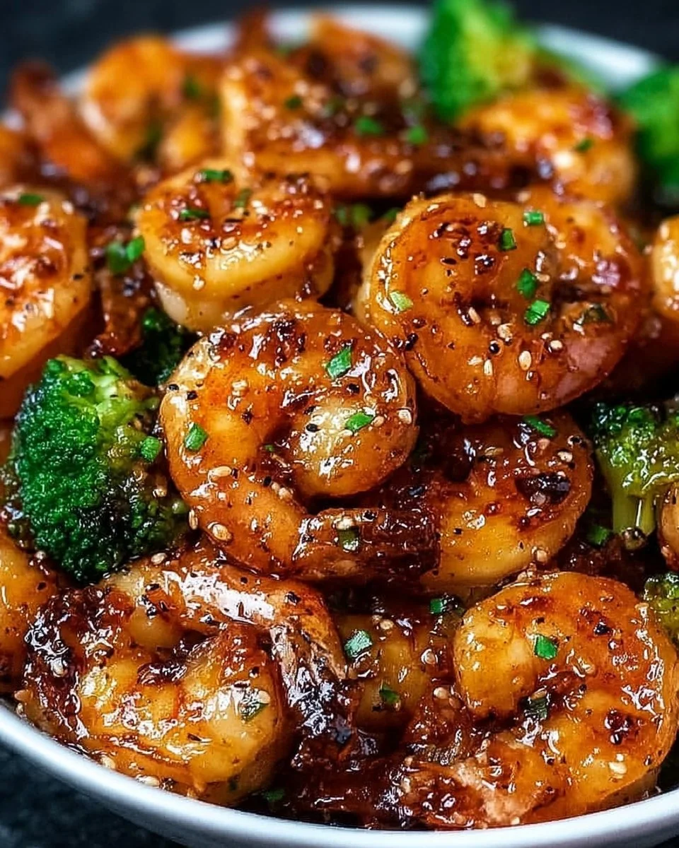High-Protein Honey Garlic Shrimp