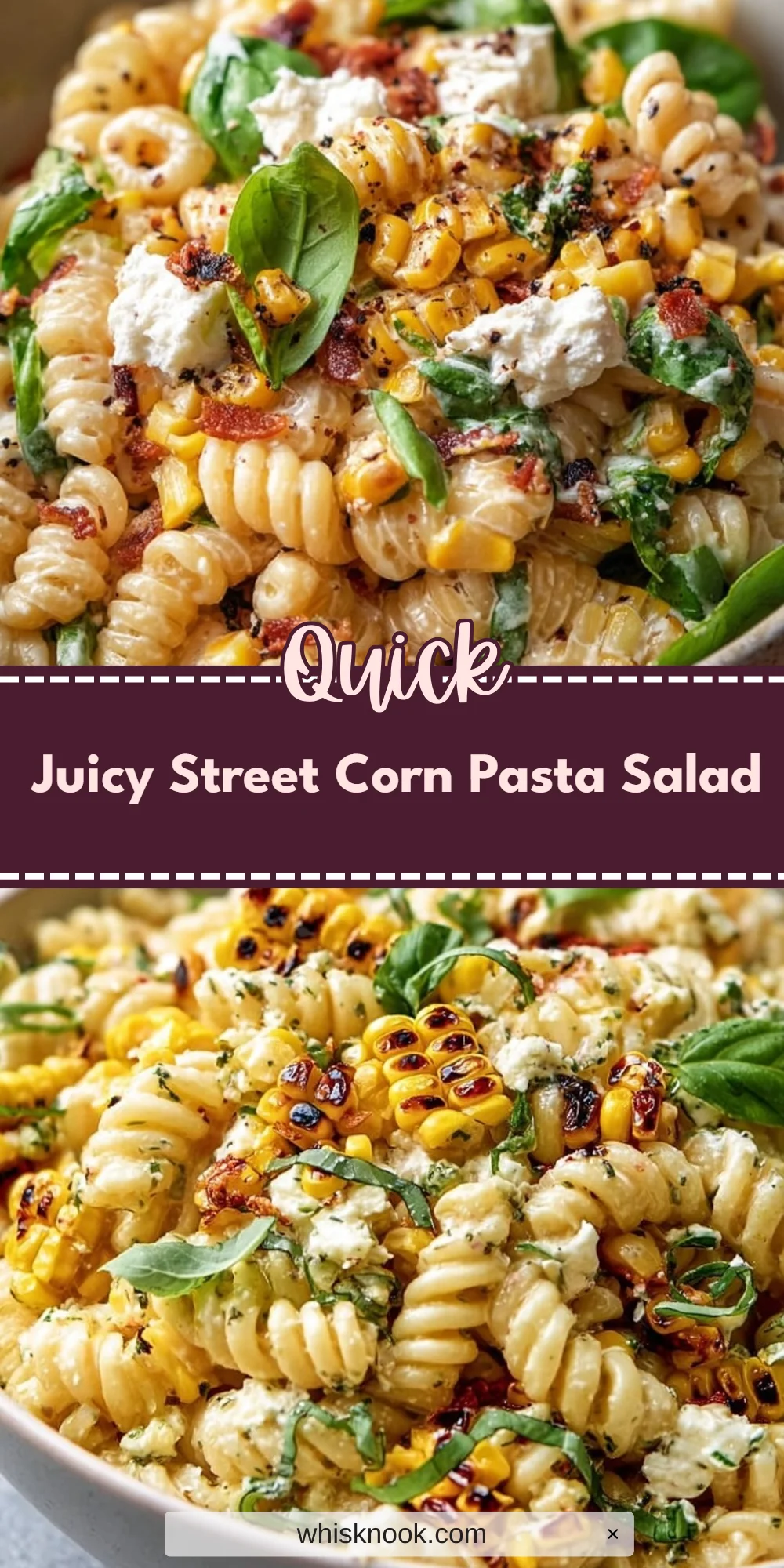 Juicy Street Corn Pasta Salad