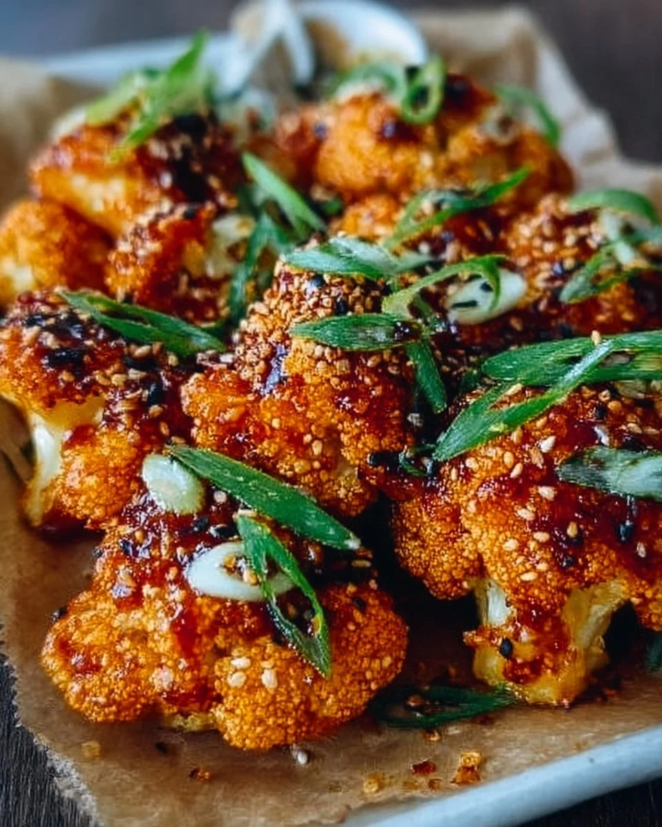 Korean Baked Cauliflower
