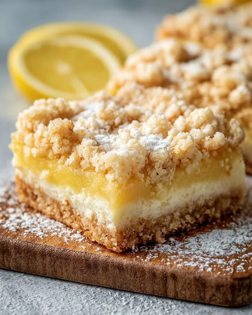 Lemon Crumb Bars
